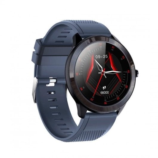 Leotec Smartwatch MultiSport Wave Bluetooth 46,5mm IPS Bleu Étanche IP68 SpO2 Pulsomètre