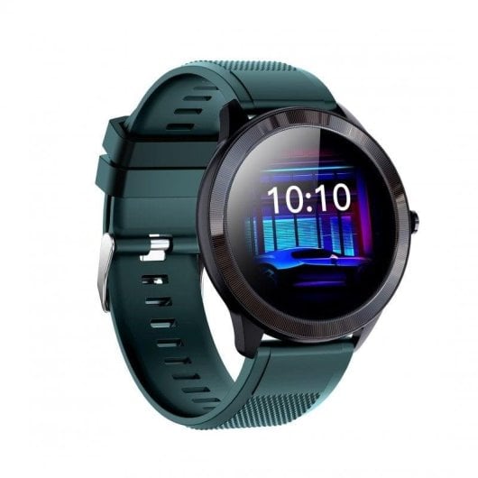 Leotec Smartwatch MultiSport Wave Bluetooth 46,5mm IPS Grün IP68 SpO2 Herzfrequenz Schlafmonitor