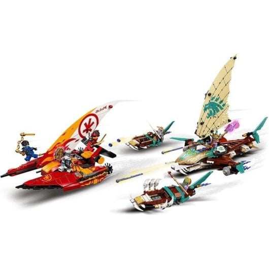 Figura da gioco LEGO Ninjago 71748 Catamarano da battaglia con 6 minifigure