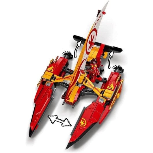 Figura da gioco LEGO Ninjago 71748 Catamarano da battaglia con 6 minifigure