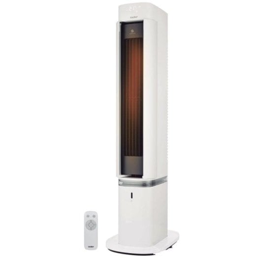 Calefactor Eléctrico Sauber Serie 7-3 2200W con Humidificador y Mando a Distancia