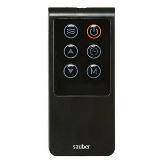 Radiador Eléctrico Sauber Serie 7-1 1500W compacto con control digital remoto y temporizador