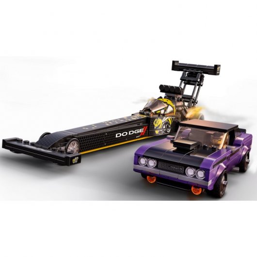 Lego Speed Champions: Drágster Mopar Dodge/SRT Top Fuel y Dodge Challenger T/A de 1970