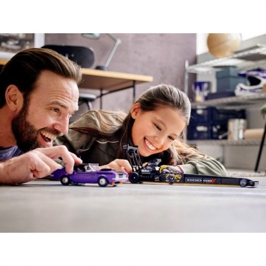 Lego Speed Champions: Drágster Mopar Dodge/SRT Top Fuel y Dodge Challenger T/A de 1970