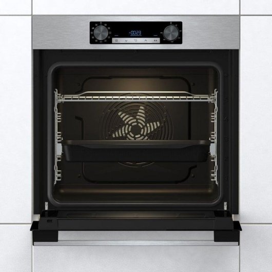 Horno Multifunción Hisense BI62216AX 77L 60cm Hidrolítico A Pizza Grill Acero Inoxidable