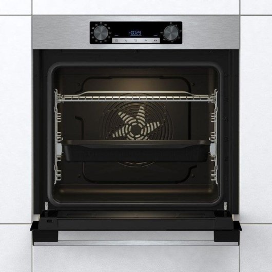 Horno Multifunción Hisense BI62216AX 77L 60cm Hidrolítico A Función Pizza Grill Inox