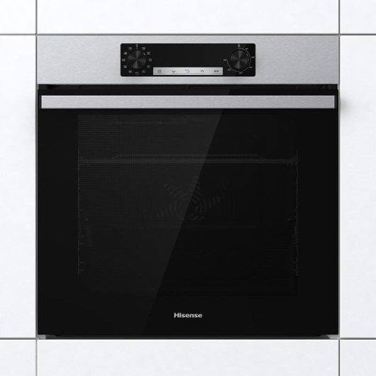 Horno Multifunción Hisense BI62216AX 77L 60cm Hidrolítico A Función Pizza Grill Inox