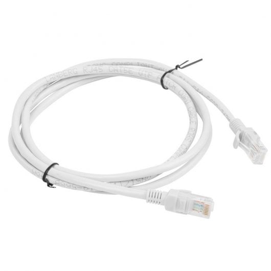 Lanberg Cable de Red RJ45 UTP Cat.6 Fluke Pass Test 1.5m Gris