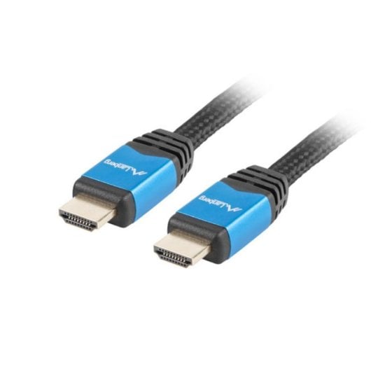 Cabo HDMI Lanberg CA-HDMI-20CU-0018-BL 1,8m 4K UHD 18 Gbit/s Preto