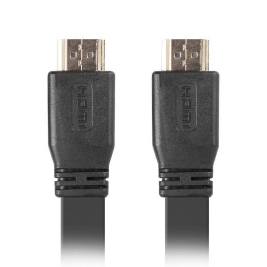 Lanberg Cable HDMI 2.0 4K Plano Macho/Macho 1.8m Negro