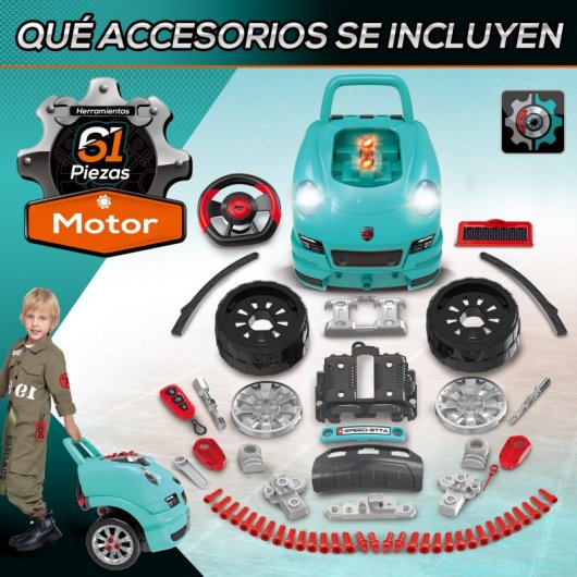 Homcom Juguete Motor de Camión 61 Piezas