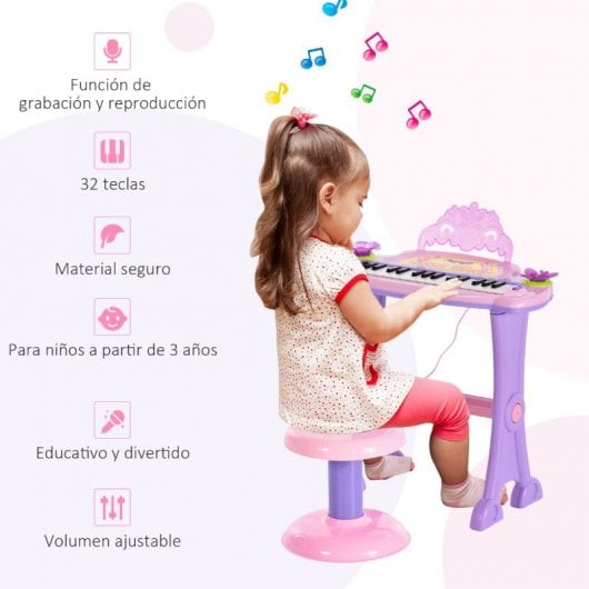 Tastiera elettronica per bambini Homcom
