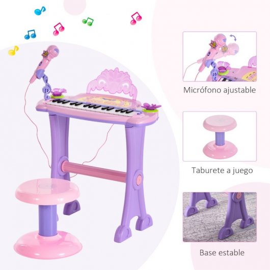 Tastiera elettronica per bambini Homcom