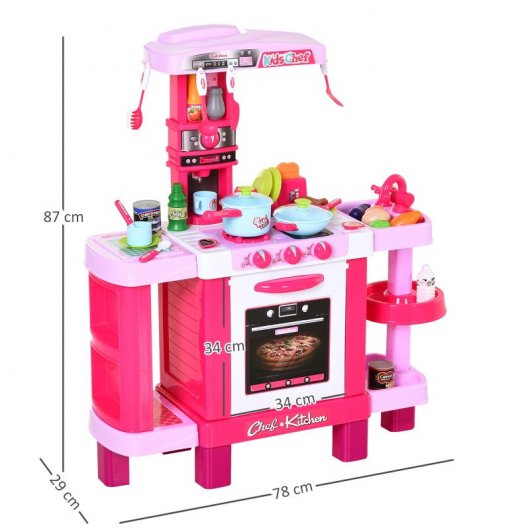 Homcom Jogo de Cozinha Infantil 38 Peças