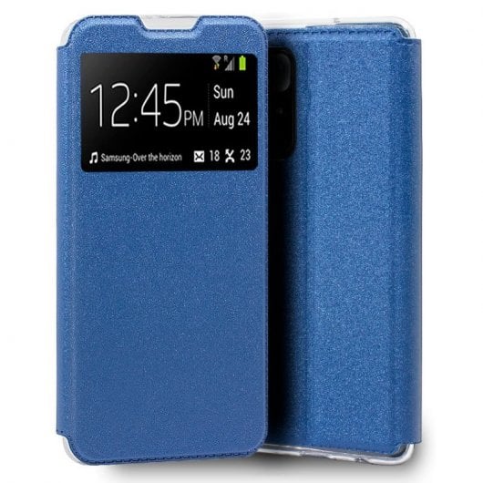 Cool Blue Smooth Flip Cover Case pour Xiaomi Poco M4 Pro 5G / Redmi Note 11S 5G