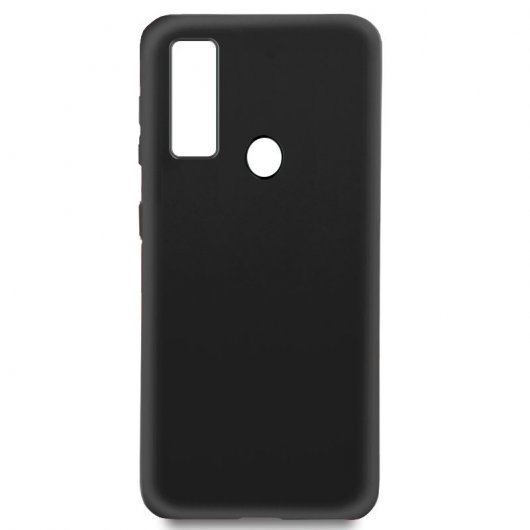Cool Funda Silicona Negro para TCL 20 SE