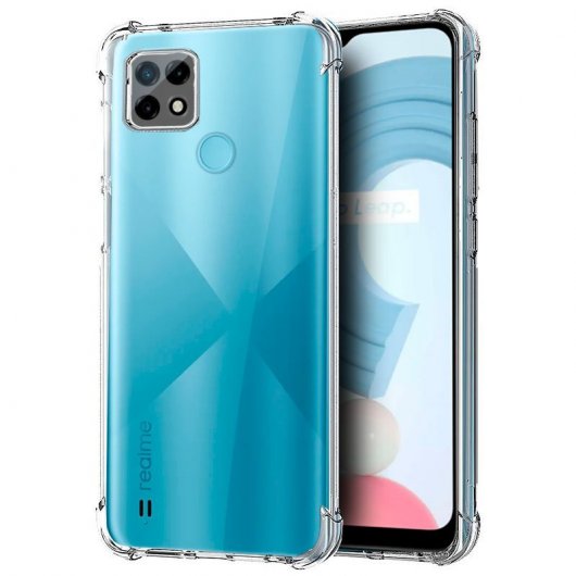 Cool Funda AntiShock Transparente para Realme C21 2021