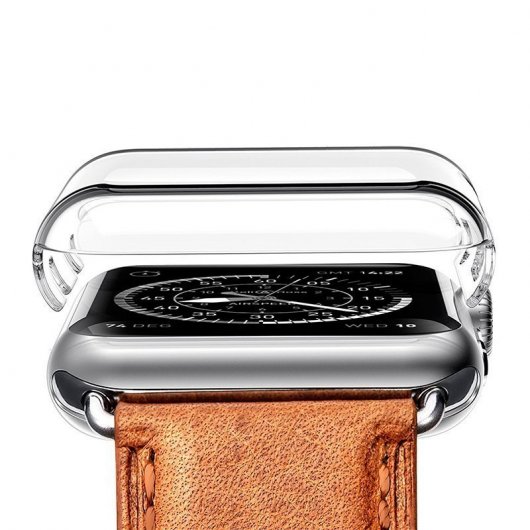 Cool Protector Silicona Transparente para Apple Watch Series 7 45mm