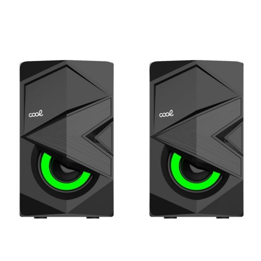 Haut-parleurs de jeu cool 2.0 LED USB 8W
