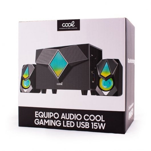 Cool Colunas Gaming 2.1 LED USB 15W