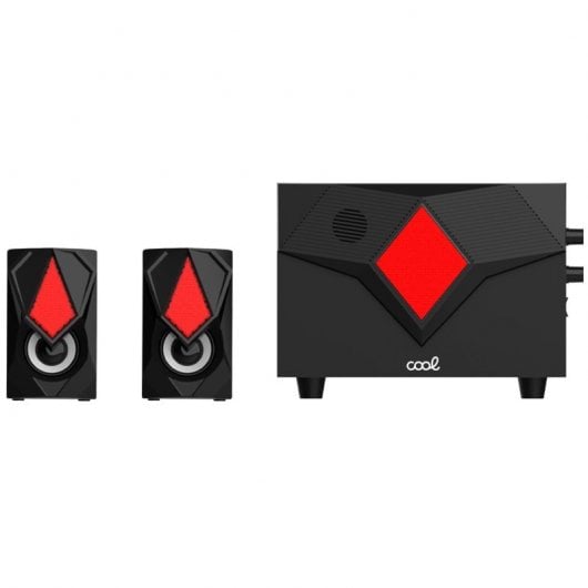 Cool Colunas Gaming 2.1 LED USB 15W