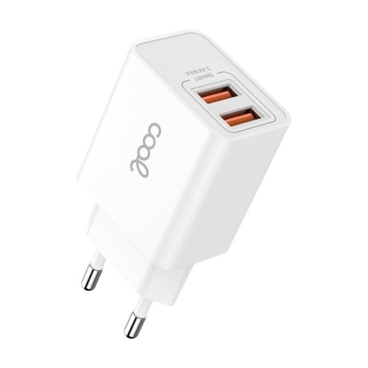 Cool Kit Carregador de Parede + Cabo USB 2.0 a Lightning 1.2m Branco