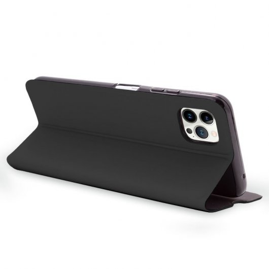 Étui à rabat noir Cool Elegance pour iPhone 13 Pro