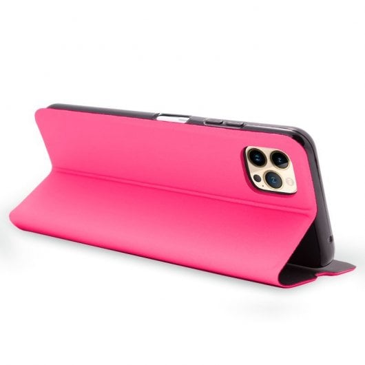 Cool Elegance Fuchsia Flip Cover Hülle für iPhone 13 Pro Max