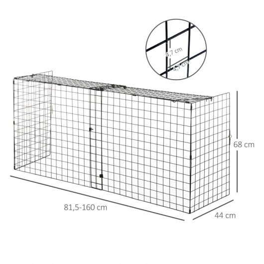 Homcom Protector de Chimenea Ajustable con Alambre de Metal