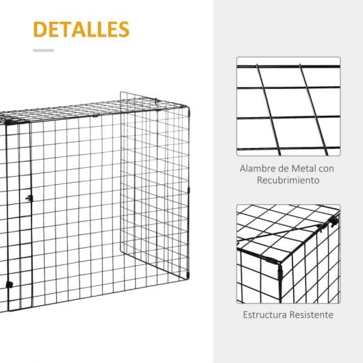 Homcom Protector de Chimenea Ajustable con Alambre de Metal