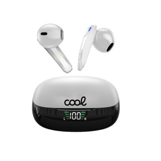 Cuffie Bluetooth wireless Cool Shadow TWS bianche