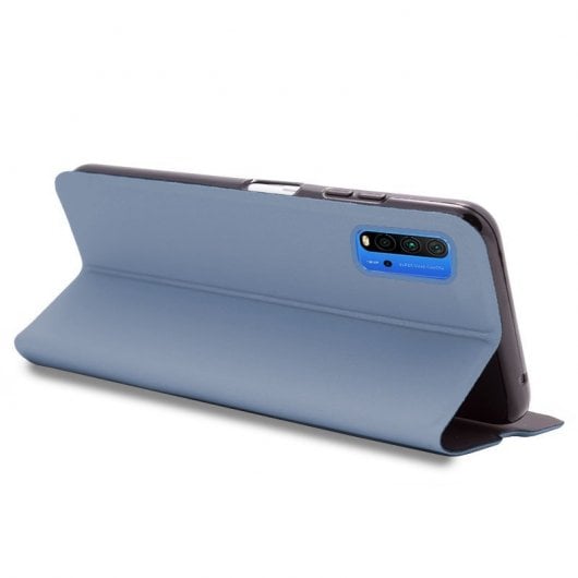 Custodia Flip Cover blu Cool Elegance per Xiaomi Pocophone M3/Redmi 9T
