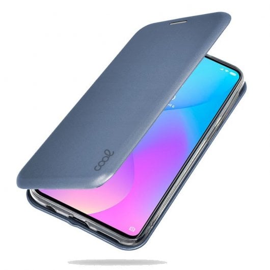 Custodia Flip Cover blu Cool Elegance per Xiaomi Pocophone M3/Redmi 9T