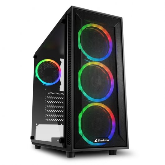 Sharkoon TG4M RGB Verre Trempé USB 3.0 Noir