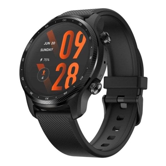Mobvoi TicWatch Pro 3 Ultra GPS NFC 47mm AMOLED Noir Étanche IP68 Pulsomètre SpO2