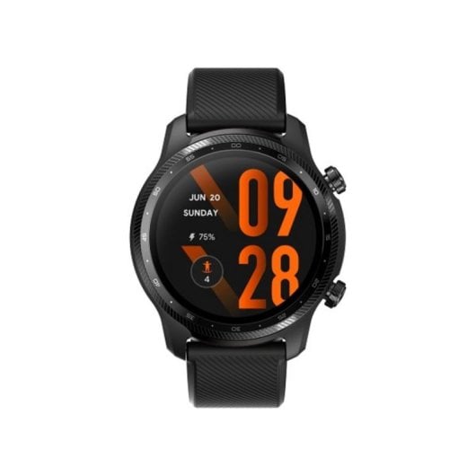 Mobvoi TicWatch Pro 3 Ultra GPS NFC 47mm AMOLED Noir Étanche IP68 Pulsomètre SpO2