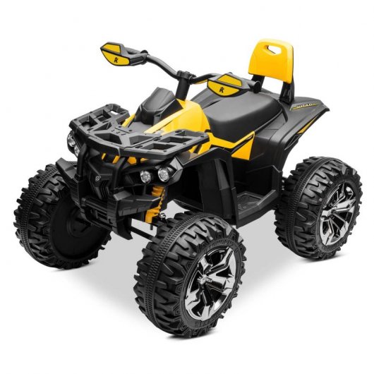 Playkin Racer Quad Eléctrico 12V Amarillo