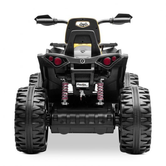 Playkin Racer Quad Eléctrico 12V Amarillo