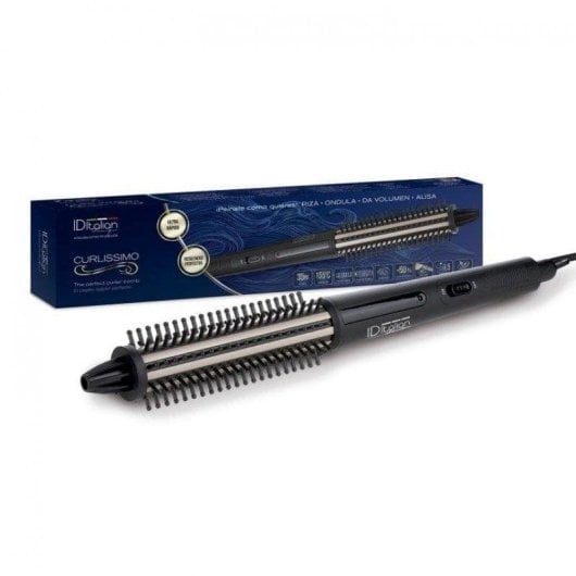 Glättbürste Italian Design Curlissimo 35W Keramik Antifrizz 185°C Ergonomisch