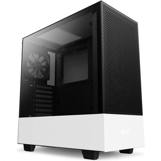 NZXT H510 Flow Verre Trempé USB 3.2 Blanc
