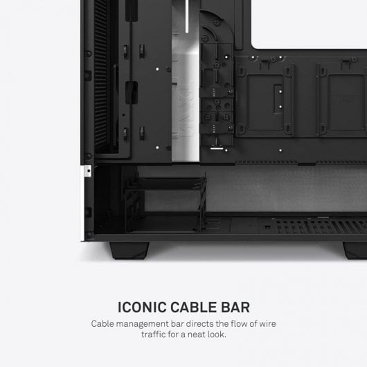 NZXT H510 Flow Verre Trempé USB 3.2 Blanc