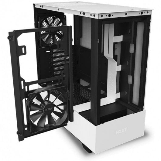 NZXT H510 Flow Verre Trempé USB 3.2 Blanc