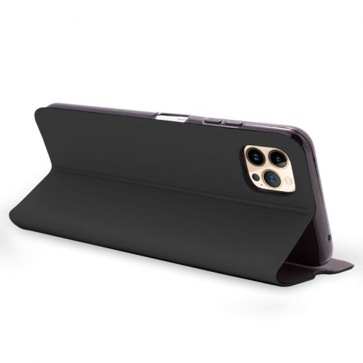 Cool Funda Flip Cover Elegance Negra para iPhone 13 Pro Max