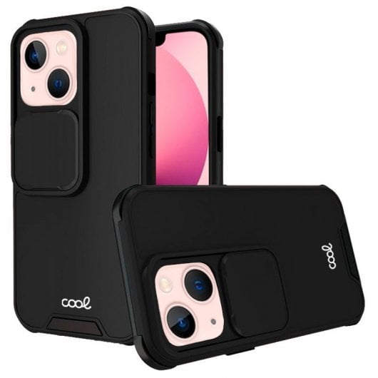 Cool Funda Hard Camera Negra para iPhone 13