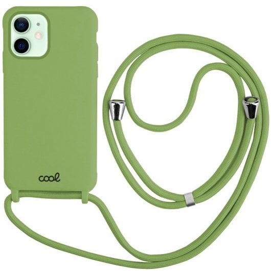 Cool Funda Cordón Liso Pistacho para iPhone 12/12 Pro