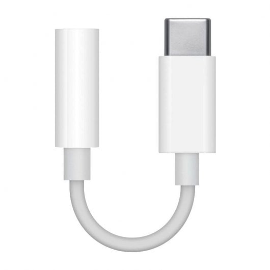 Cool Adapter Stecker Typ C auf Klinke 3,5 mm Digital Universal Weiß