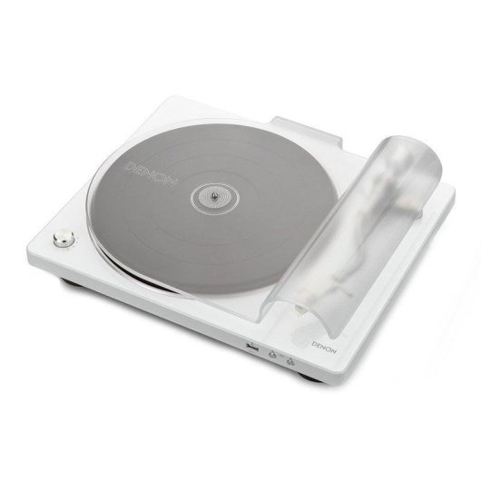 Platenspeler Denon DP-450USB USB Riemaandrijving Wit High Fidelity