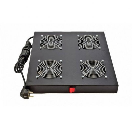 Phasak PHC 5642 Conjunto de Ventilación 2x120mm 1U para Armario Rack 19" Negro