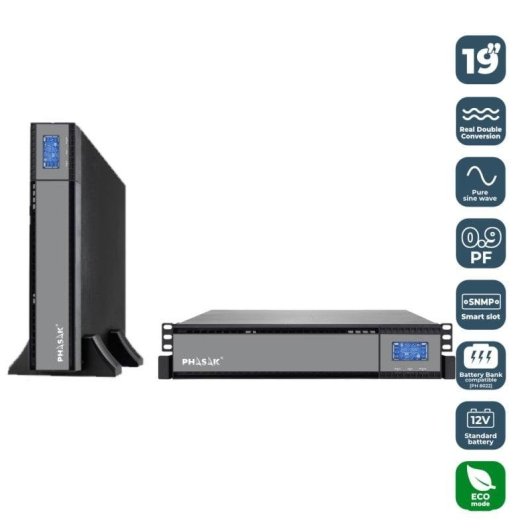 Sai Phasak 1500VA Blei-Calcium Batterie 15 Minuten LCD Rack