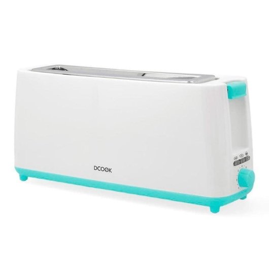 Tostador Dcook Gallery Ranura Larga 800W Blanco/Azul 7 Niveles